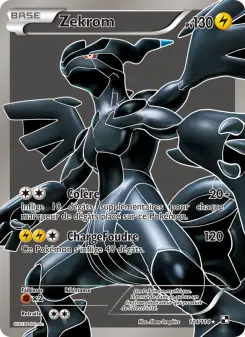 Zekrom — carte 114 de l’extension Noir & Blanc