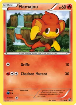 Flamajou — carte 21 de l’extension Noir & Blanc
