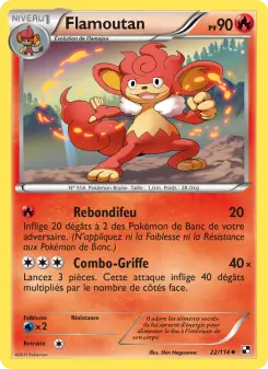 Flamoutan — carte 22 de l’extension Noir & Blanc