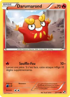 Darumarond — carte 23 de l’extension Noir & Blanc