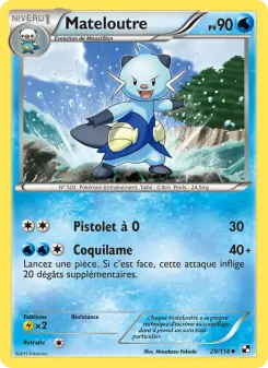 Mateloutre — carte 29 de l’extension Noir & Blanc