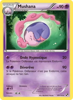 Mushana — carte 49 de l’extension Noir & Blanc
