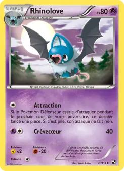 Rhinolove — carte 51 de l’extension Noir & Blanc