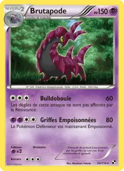 Brutapode — carte 54 de l’extension Noir & Blanc