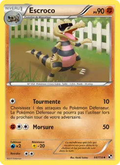 Escroco — carte 64 de l’extension Noir & Blanc