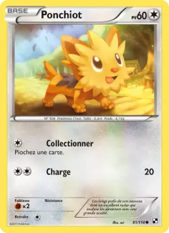 Ponchiot — carte 81 de l’extension Noir & Blanc