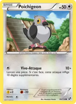 Poichigeon — carte 84 de l’extension Noir & Blanc