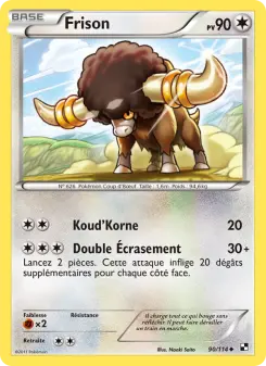 Frison — carte 90 de l’extension Noir & Blanc