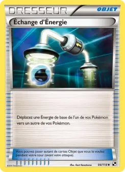 Échange d’Énergie — carte 94 de l’extension Noir & Blanc