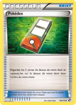 Pokédex — carte 98 de l’extension Noir & Blanc
