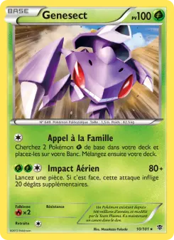 Genesect — carte 10 de l’extension Explosion Plasma