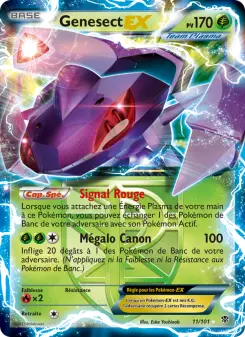 Genesect EX — carte 11 de l’extension Explosion Plasma