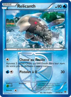 Relicanth — carte 24 de l’extension Explosion Plasma