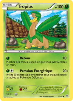 Tropius — carte 5 de l’extension Explosion Plasma