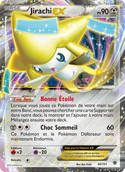 Jirachi EX — carte 60 de l’extension Explosion Plasma