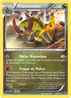 Tranchodon — carte 69 de l’extension Explosion Plasma