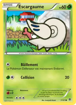 Escargaume — carte 7 de l’extension Explosion Plasma