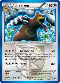 Ursaring — carte 76 de l’extension Explosion Plasma