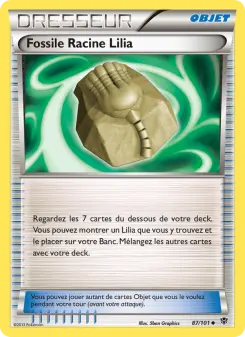 Fossile Racine Lilia — carte 87 de l’extension Explosion Plasma