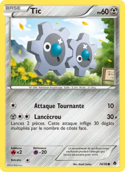 Tic — carte 74 de l’extension Pouvoirs Émergents