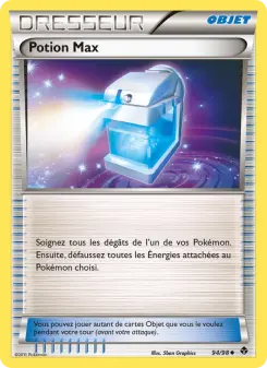 Potion Max — carte 94 de l’extension Pouvoirs Émergents