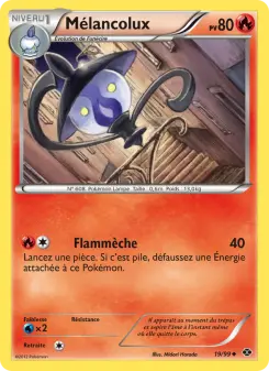 Mélancolux — carte 19 de l’extension Destinées Futures