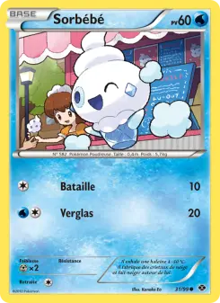 Sorbébé — carte 31 de l’extension Destinées Futures