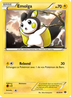 Emolga — carte 49 de l’extension Destinées Futures