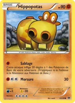 Hippopotas — carte 65 de l’extension Destinées Futures