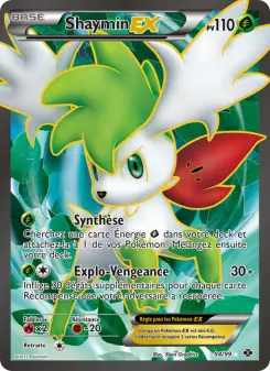 Shaymin-EX — carte 94 de l’extension Destinées Futures