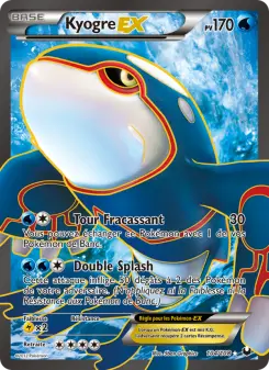 Kyogre-EX — carte 104 de l’extension Explorateurs Obscurs