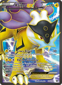 Raikou-EX — carte 105 de l’extension Explorateurs Obscurs