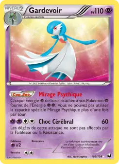 Gardevoir — carte 109 de l’extension Explorateurs Obscurs
