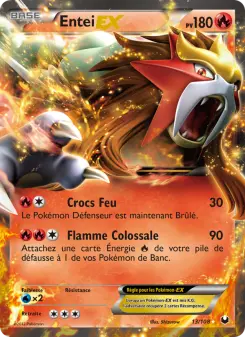 Entei-EX — carte 13 de l’extension Explorateurs Obscurs