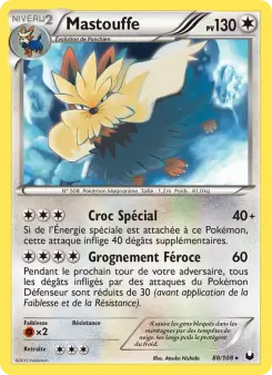 Mastouffe — carte 88 de l’extension Explorateurs Obscurs