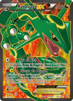 Rayquaza-EX — carte 123 de l’extension Dragons Éxaltés