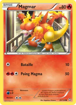 Magmar — carte 20 de l’extension Dragons Éxaltés
