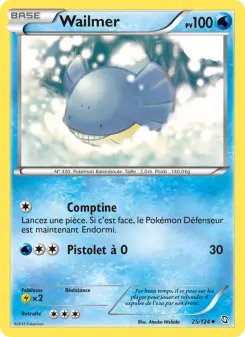 Wailmer — carte 25 de l’extension Dragons Éxaltés