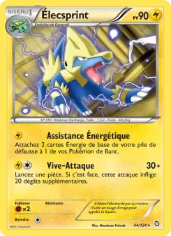 Élecsprint — carte 44 de l’extension Dragons Éxaltés