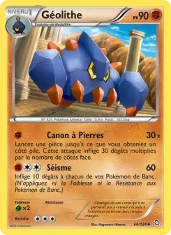 Géolithe — carte 66 de l’extension Dragons Éxaltés