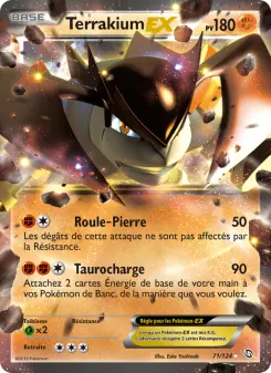 Terrakium-EX — carte 71 de l’extension Dragons Éxaltés