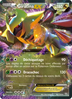 Giratina-EX — carte 92 de l’extension Dragons Éxaltés