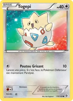 Togepi — carte 110 de l’extension Frontières Franchies