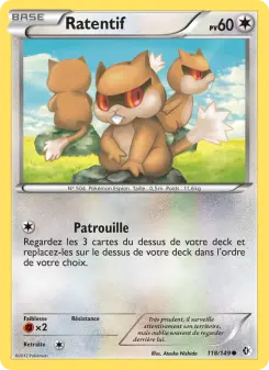 Ratentif — carte 118 de l’extension Frontières Franchies