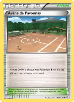 Arène de Pavonnay — carte 127 de l’extension Frontières Franchies