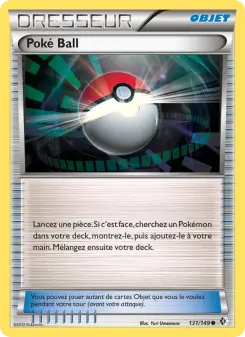 Poké Ball — carte 131 de l’extension Frontières Franchies