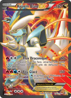 Kyurem Blanc EX — carte 146 de l’extension Frontières Franchies