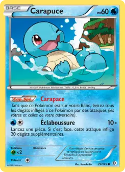 Carapuce — carte 29 de l’extension Frontières Franchies