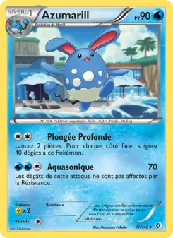Azumarill — carte 37 de l’extension Frontières Franchies
