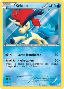 Keldeo — carte 47 de l’extension Frontières Franchies